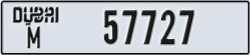 dubai - code - M - number -57727