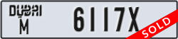 dubai - code - M - number -6117X