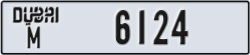 dubai - code - M - number -6124