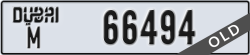 dubai - code - M - number -66494