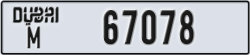 dubai - code - M - number -67078