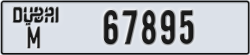 dubai - code - M - number -67895