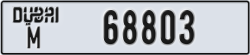 dubai - code - M - number -68803