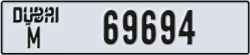 dubai - code - M - number -69615