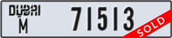 dubai - code - M - number -71513