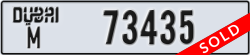 dubai - code - M - number -73435