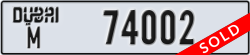 dubai - code - M - number -74002