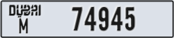 dubai - code - M - number -74866