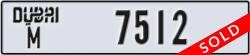 dubai - code - M - number -7512