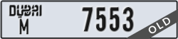dubai - code - M - number -7553