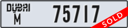 dubai - code - M - number -75717
