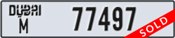 dubai - code - M - number -77497