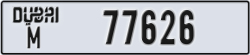 dubai - code - M - number -77626