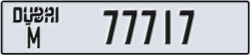 dubai - code - M - number -77717