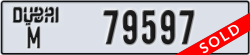 dubai - code - M - number -79597