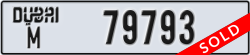 dubai - code - M - number -79793