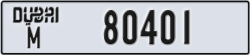 dubai - code - M - number -80401