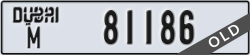 dubai - code - M - number -81186