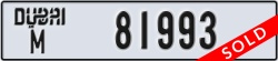 dubai - code - M - number -81993