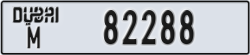 dubai - code - M - number -82288