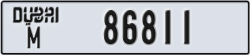 dubai - code - M - number -86811
