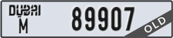 dubai - code - M - number -89907