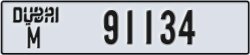 dubai - code - M - number -91134