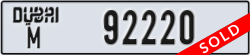 dubai - code - M - number -92220