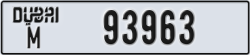 dubai - code - M - number -93963