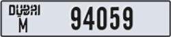 dubai - code - M - number -94059