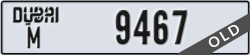 dubai - code - M - number -9467
