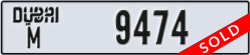dubai - code - M - number -9474