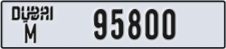 dubai - code - M - number -95800