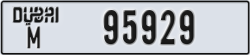 dubai - code - M - number -95929