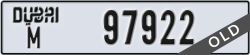 dubai - code - M - number -97922
