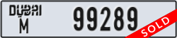 dubai - code - M - number -99289