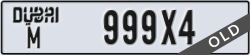 dubai - code - M - number -999X4