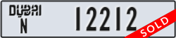 dubai - code - N - number -12212