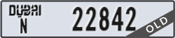 dubai - code - N - number -22842