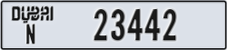 dubai - code - N - number -23442