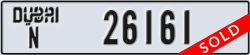 dubai - code - N - number -26161