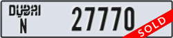 dubai - code - N - number -27770