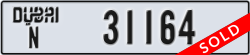 dubai - code - N - number -31164
