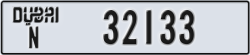 dubai - code - N - number -32133