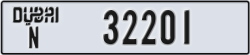 dubai - code - N - number -32201