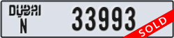 dubai - code - N - number -33993