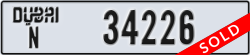 dubai - code - N - number -34226