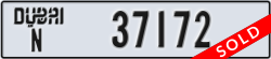 dubai - code - N - number -37172