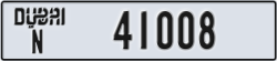 dubai - code - N - number -41008