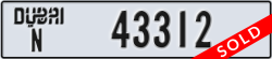 dubai - code - N - number -43312